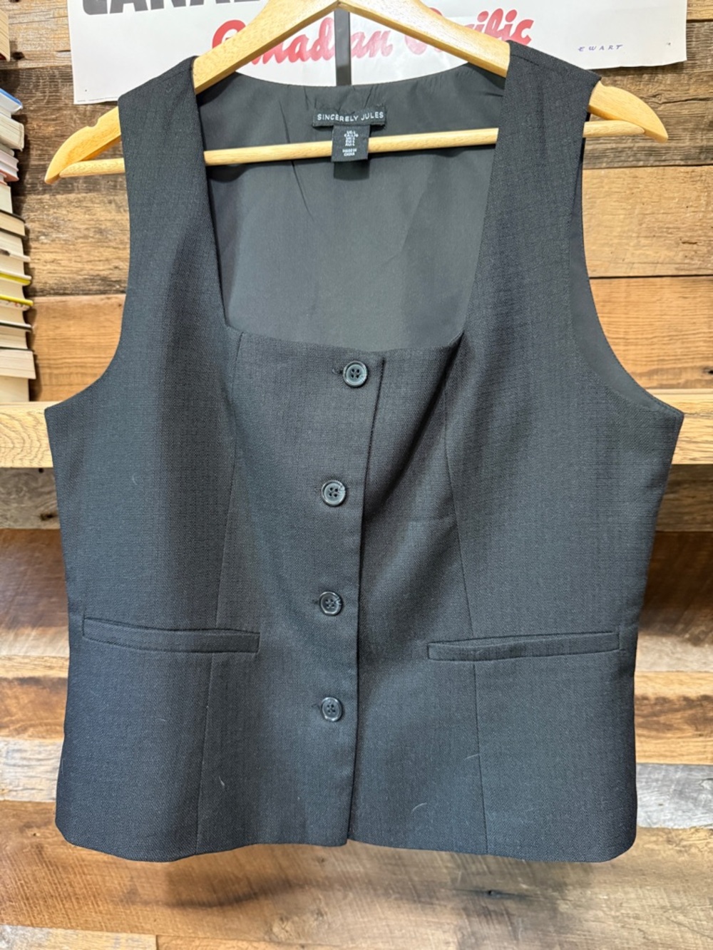 Sincerely Jules Black Sleeveless Top